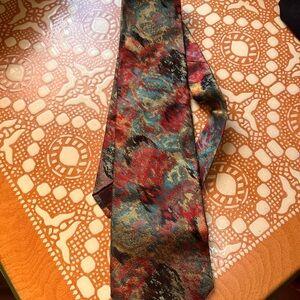 Vintage Ermenegildo Zegna 100% Silk Multicolor Tie